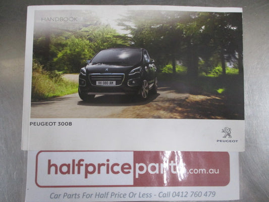Peugeot 3008 Genuine Owners Manual 2015 On New Part