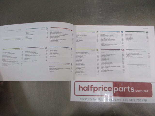 Peugeot 3008 Genuine Owners Manual 2015 On New Part