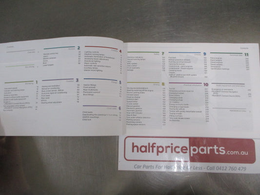 Peugeot 3008 Genuine Owners Manual 2015 On New Part