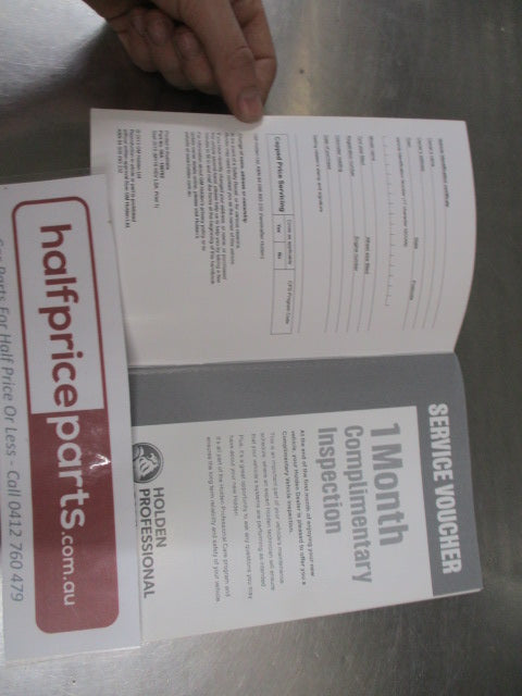 Holden HSV VF Genuine Service/Warranty Book Supercharged LSA New Part .