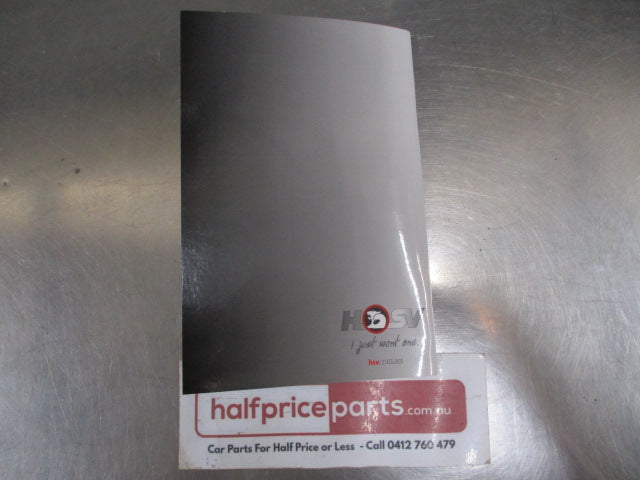 Holden HSV VF Genuine Service/Warranty Book Supercharged LSA New Part .