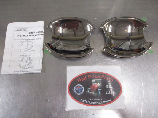 Mitsubishi Triton MN Genuine Chrome Protector Door Handles Pair New Part
