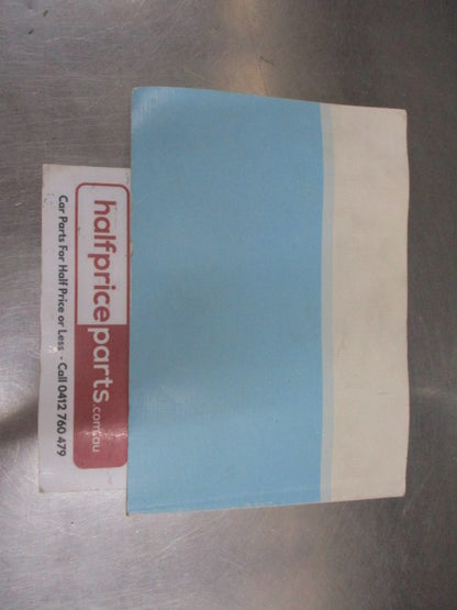 Mazda 929 Genuine Owners Manual Used Part VGC