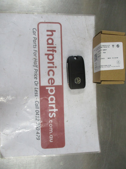 MG ZS Genuine 3 Button Flip Remote Key (Un-Cut) New Part