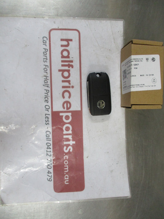 MG ZS Genuine 3 Button Flip Remote Key (Un-Cut) New Part
