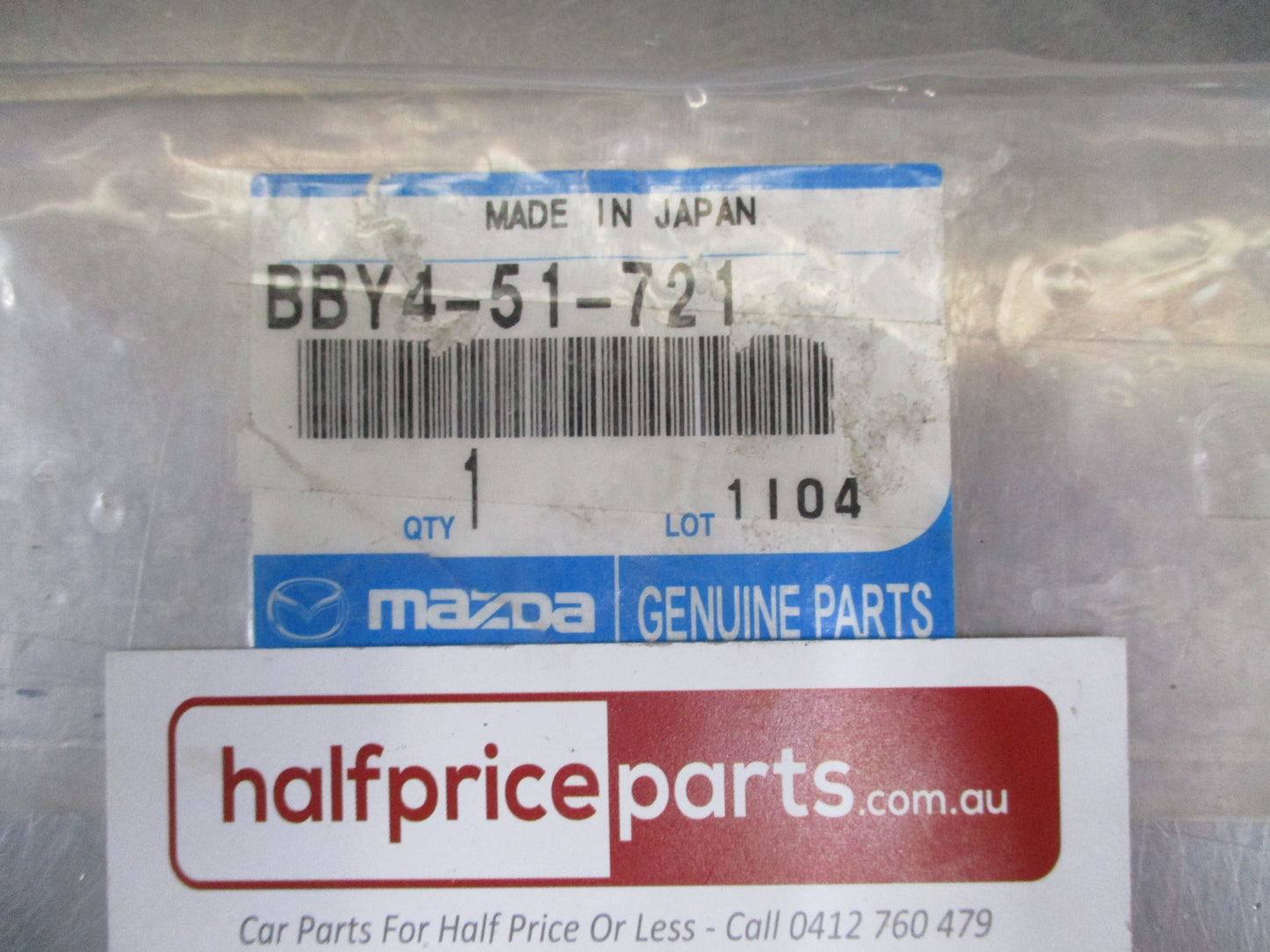 Mazda 3 Genuine Left Rear Boot '3' Emblem New Part