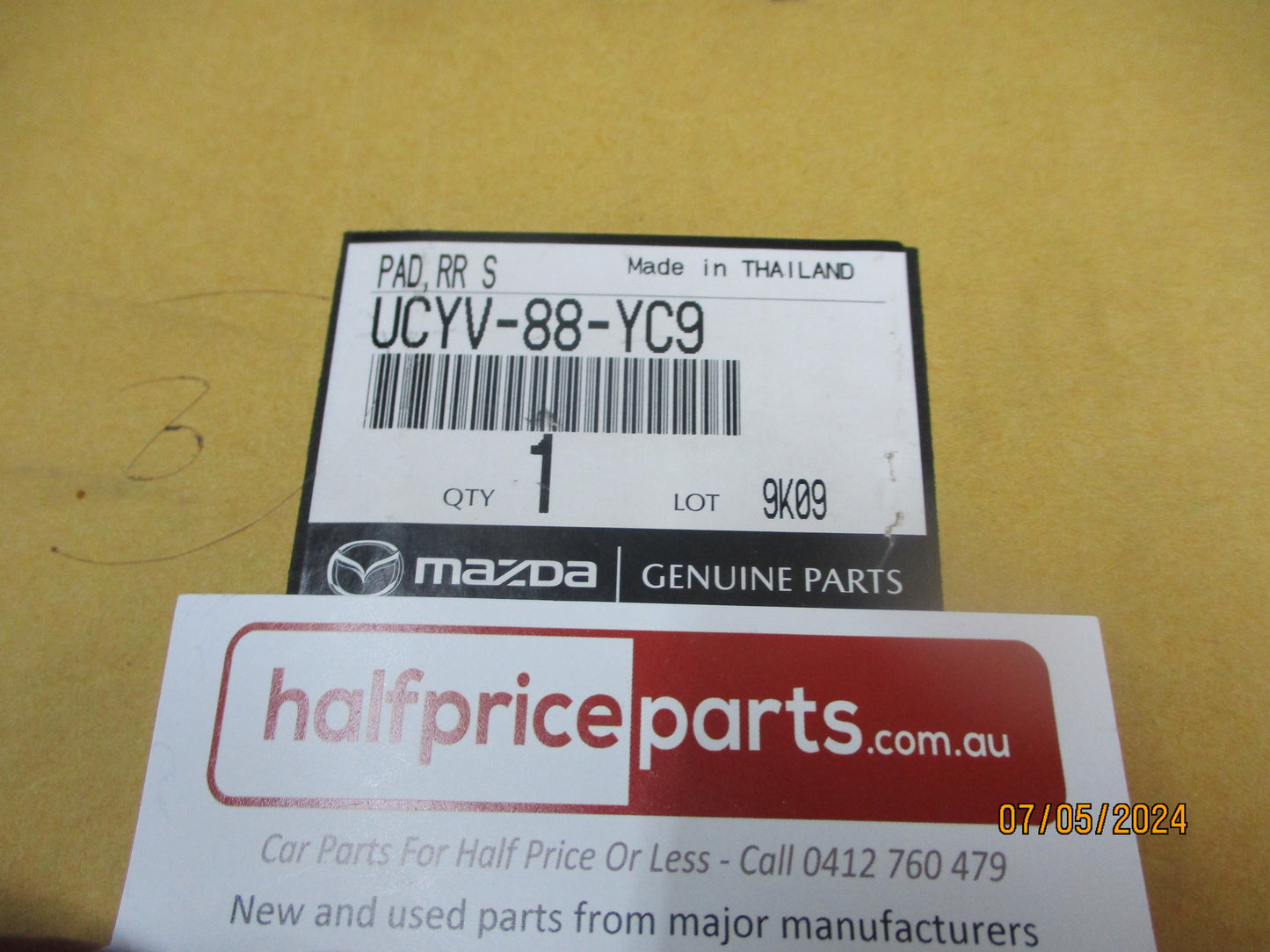 Mazda BT-50/Ford Ranger PX Genuine Dual Cab Rear Seat Cushion New Part