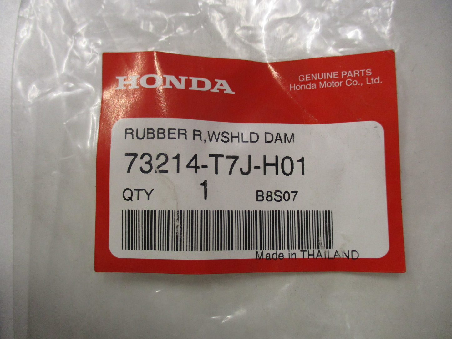 Honda HRV Genuine Rear Windshield Drivers Side Rubber New