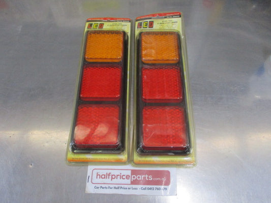 LED Autolamps Rear Combination Lamp Set 12/24 Volt Universal Fitment New Part