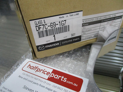 Mazda 3 Genuine Passenger Outer Mirror Glass And Holder New Part