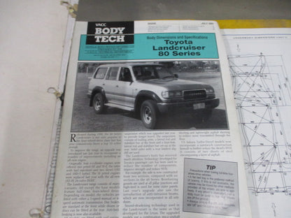 Body Tech Books Suit Holden/Ford/Toyota/Mazda/Honda/Nissan/Mitsubishi Used Book