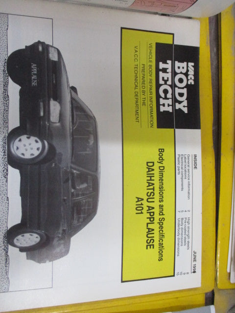 Body Tech Books Suit Holden/Ford/Toyota/Mazda/Honda/Nissan/Mitsubishi Used Book