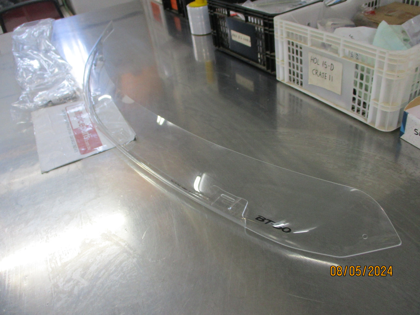 Mazda BT-50 UP-UR Genuine Clear Bonnet Protector Kit New Part