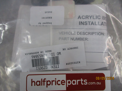 Mazda BT-50 UP-UR Genuine Clear Bonnet Protector Kit New Part