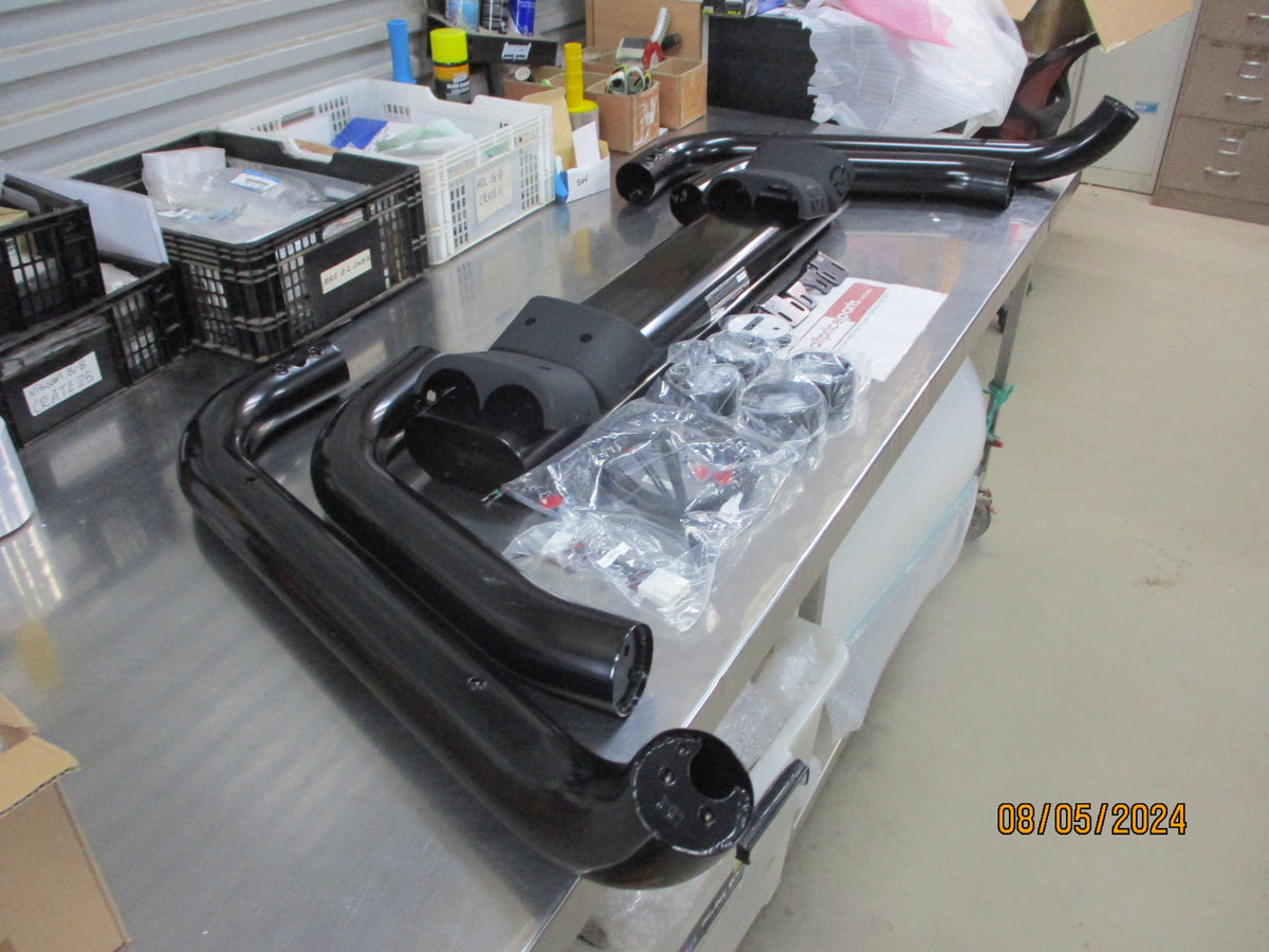 Mazda BT-50 TF Genuine Black Sports Bar Kit With Brake Light New Part