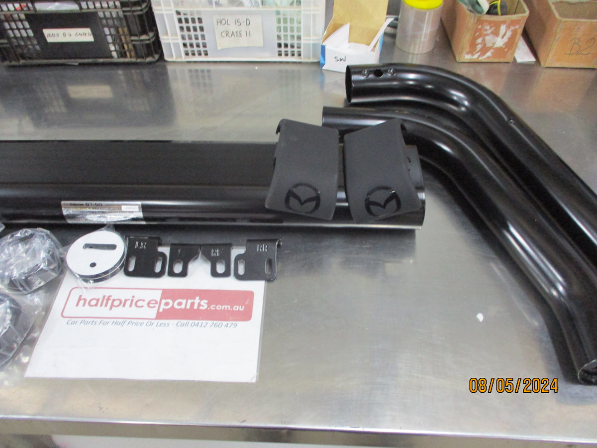 Mazda BT-50 TF Genuine Black Sports Bar Kit With Brake Light New Part