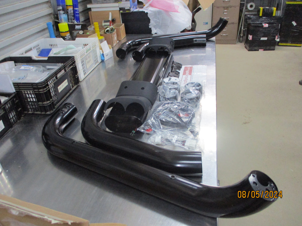 Mazda BT-50 TF Genuine Black Sports Bar Kit With Brake Light New Part