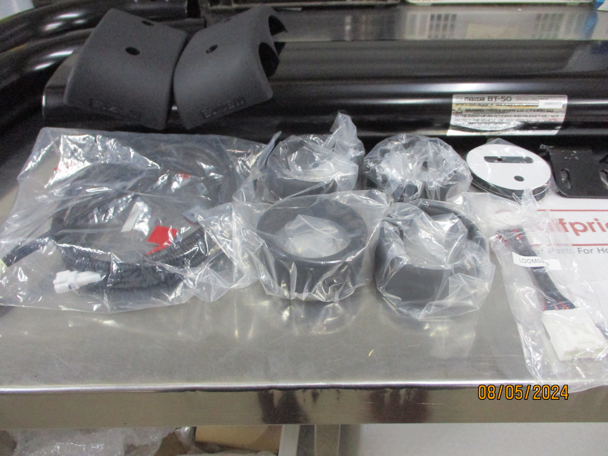 Mazda BT-50 TF Genuine Black Sports Bar Kit With Brake Light New Part