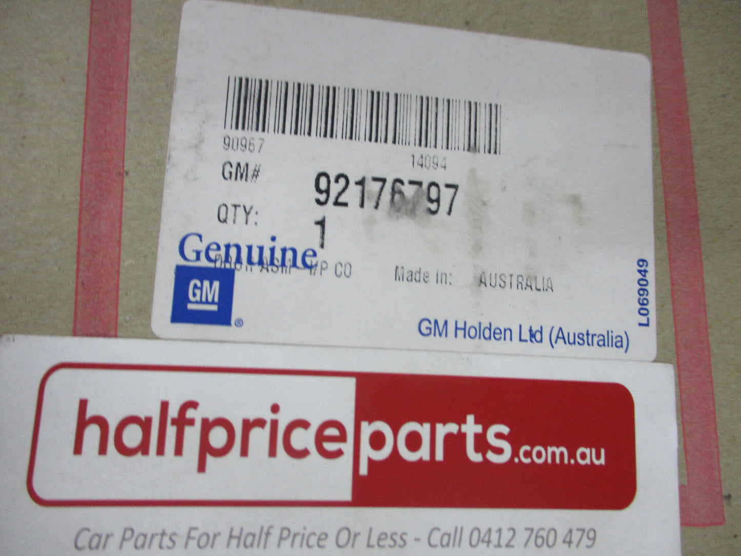 Holden VE Commodore Series 2 Genuine Glove Box Assembly New Part