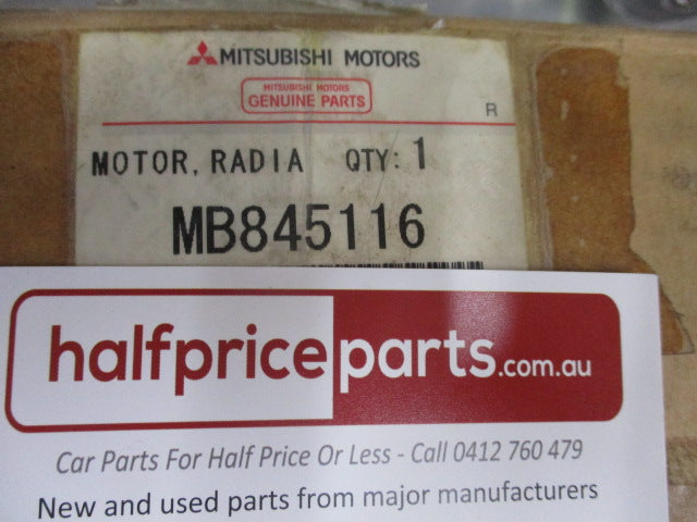 Mitsubishi Lancer/Mirage Genuine Radiator Fan Motor Assembly New Part
