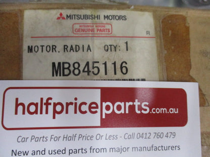 Mitsubishi Lancer/Mirage Genuine Radiator Fan Motor Assembly New Part