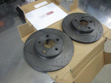 RDA Front Disc Brake Rotors (Pair) Slott/Dimp Suit Toyota Rav4 New Part