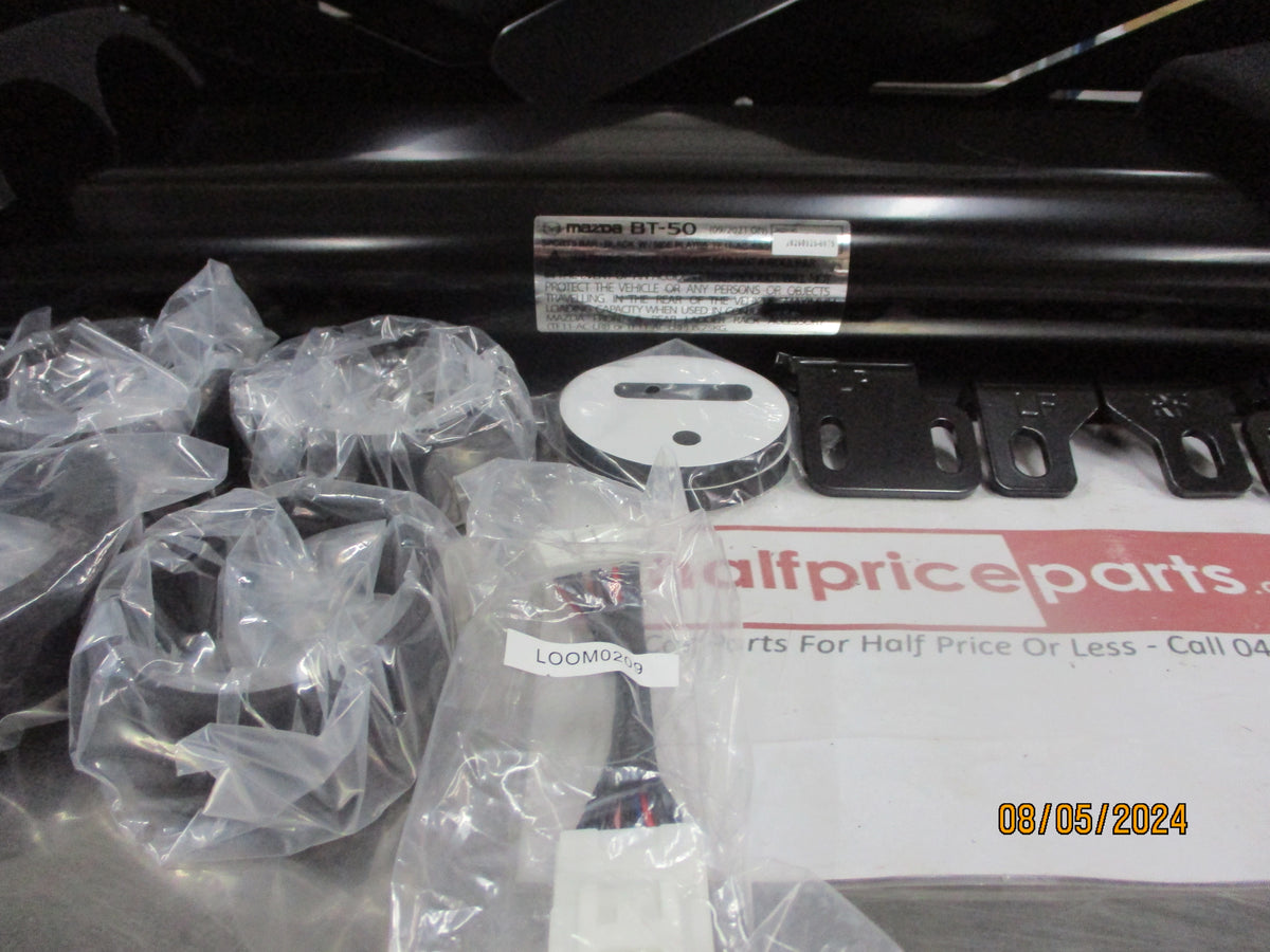 Mazda BT-50 TF Genuine Black Sports Bar Kit With Brake Light And Wing Plates New Part