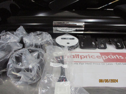 Mazda BT-50 TF Genuine Black Sports Bar Kit With Brake Light And Wing Plates New Part