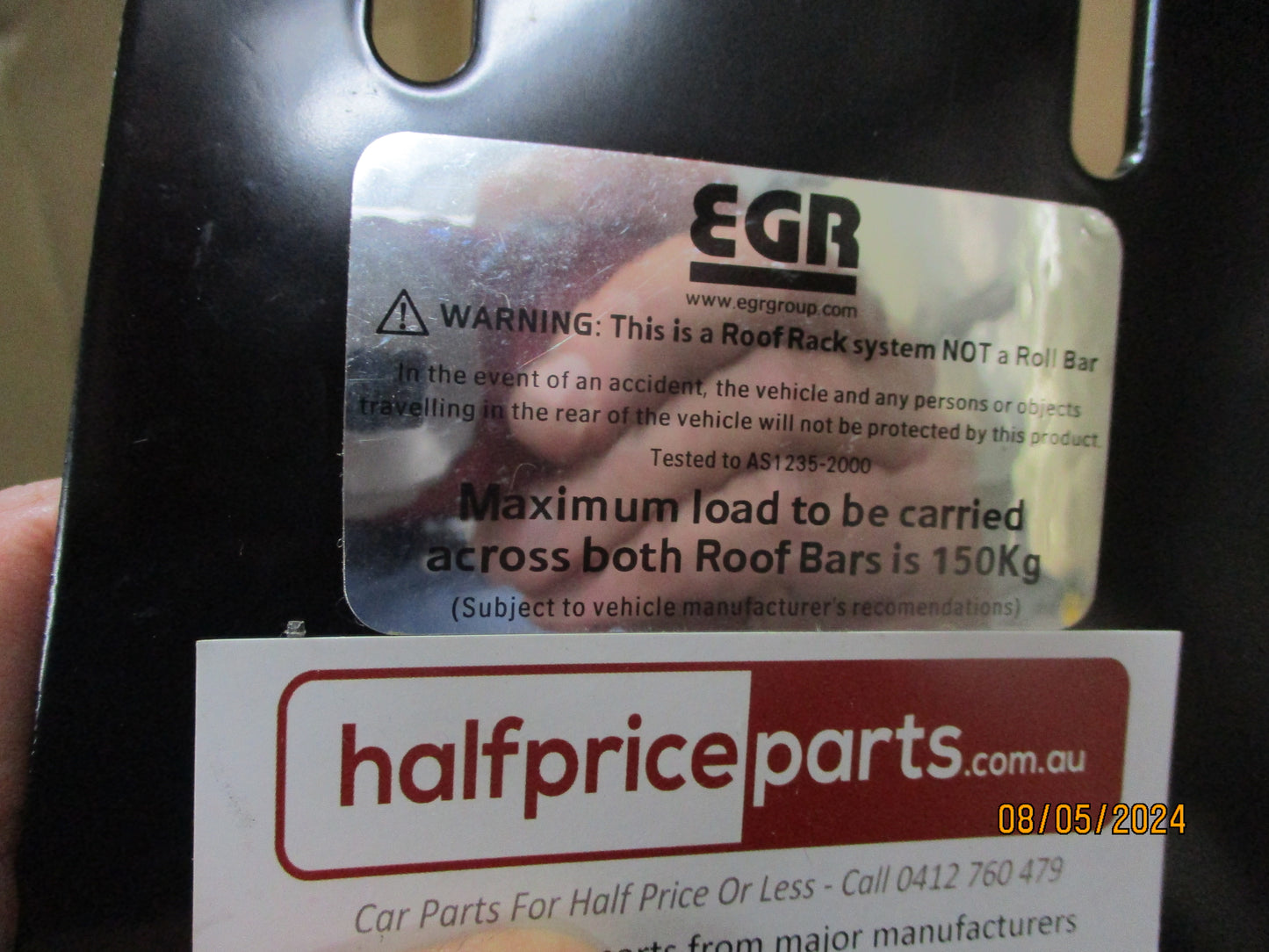 Mazda BT-50 UP Genuine Canopy Roof Rack Kit New Part
