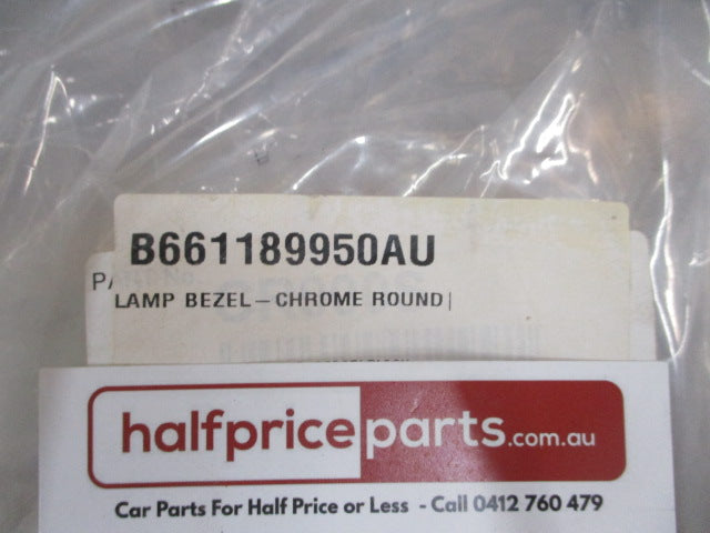 IPF Genuine Nissan 9 Inch Round Chrome Replacement Lamp Bezel New Part.