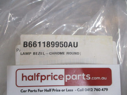 IPF Genuine Nissan 9 Inch Round Chrome Replacement Lamp Bezel New Part.
