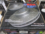 RDA Front Disc Rotors (Pair) Slotted/Dim Suits Holden Astra TS New Part