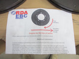 DBA Slotted/Dim Front Disc Rotor (Pair) Suits Ford Focus/Volvo New Part