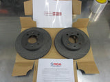 RDA Front Disc Rotors (Pair) Slotted/Dim Suits Hyundai Accent New Part