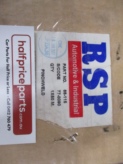 RSP Pinchweld Top Bulb Boot Seal 115 Length 9.6 Meters New Part