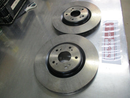 Honda Accord Genuine Front Vented Front Brake Disc Rotors (Pair) New Part