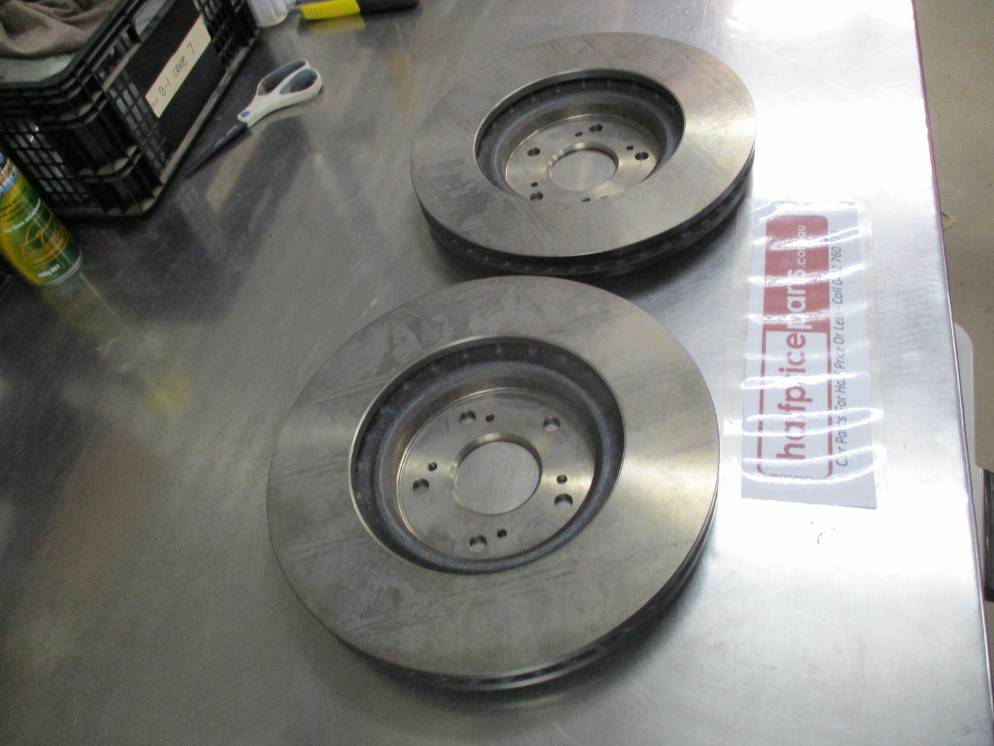 Honda Accord Genuine Front Vented Front Brake Disc Rotors (Pair) New Part
