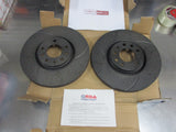 RDA Front Disc Rotors (Pair) Slotted/Dim Suits SAAB 9.3/9.5 Holden Vectra New Part