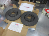 RDA Front Disc Rotors (Pair) Slotted/Dim Suits SAAB 9.3/9.5 Holden Vectra New Part