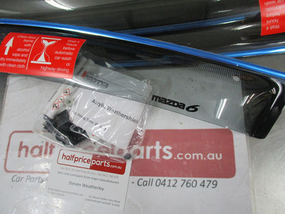 Mazda 6 Genuine Weather Shields New Part