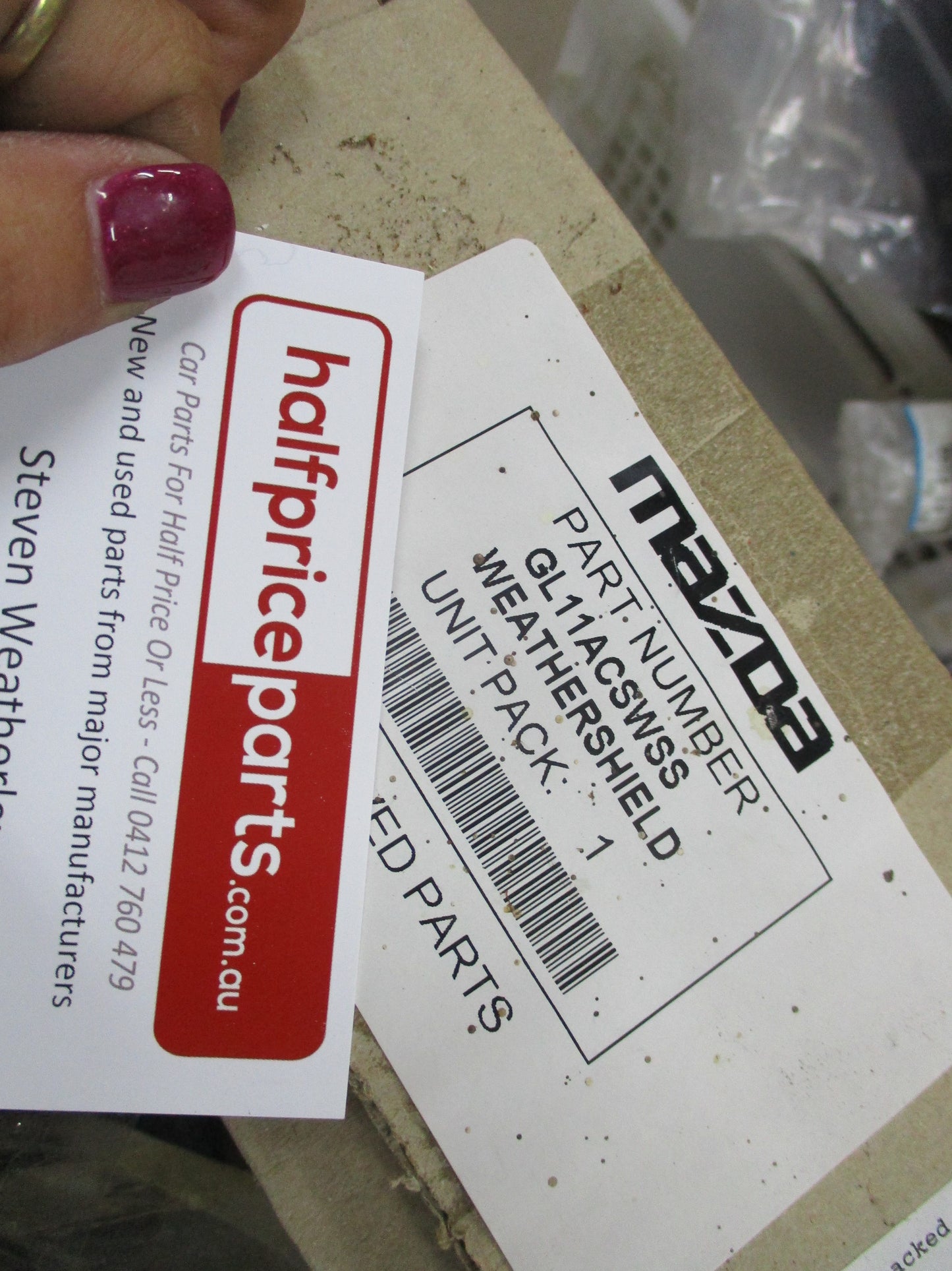 Mazda 6 Genuine Weather Shields New Part