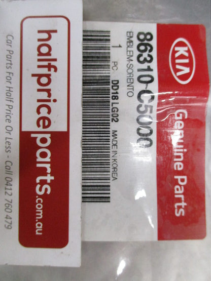 Kia Sorento Genuine Rear Tailgate Sorento Emblem New Part