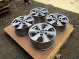 Mazda BT-50 UP-UR Genuine Set 4 Alloy Wheels With Centre Caps Used Part VGC