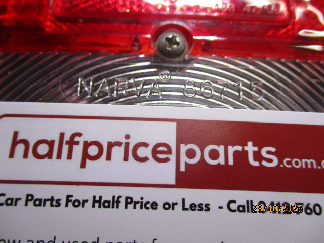 Narva Universal Tray Back Tail Light 280mm X 100mm New Part
