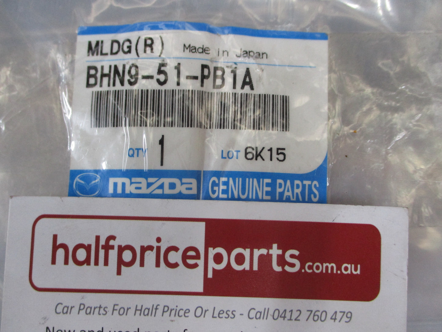 Mazda 3 Genuine Right Hand Front End Cap Guard New Part
