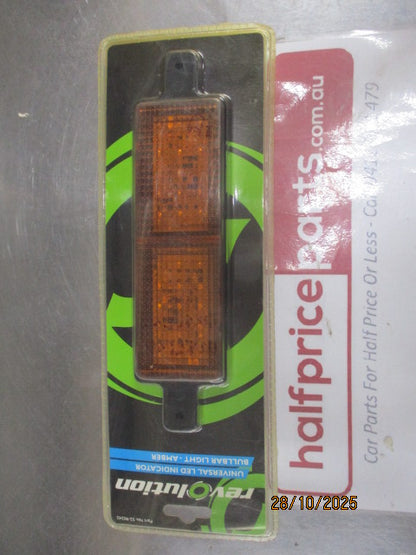 Revolution Universal Amber LED Bullbar Indicator Light 12 Volt/24 Volt New Part