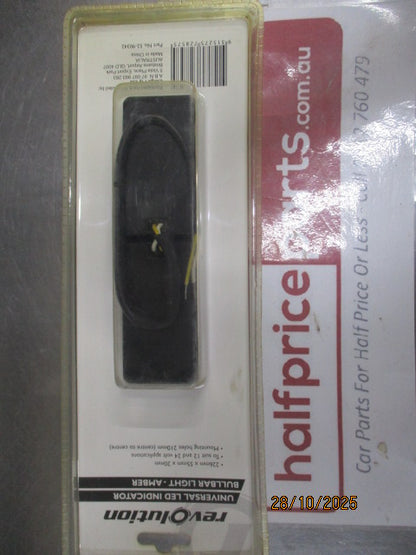 Revolution Universal Amber LED Bullbar Indicator Light 12 Volt/24 Volt New Part
