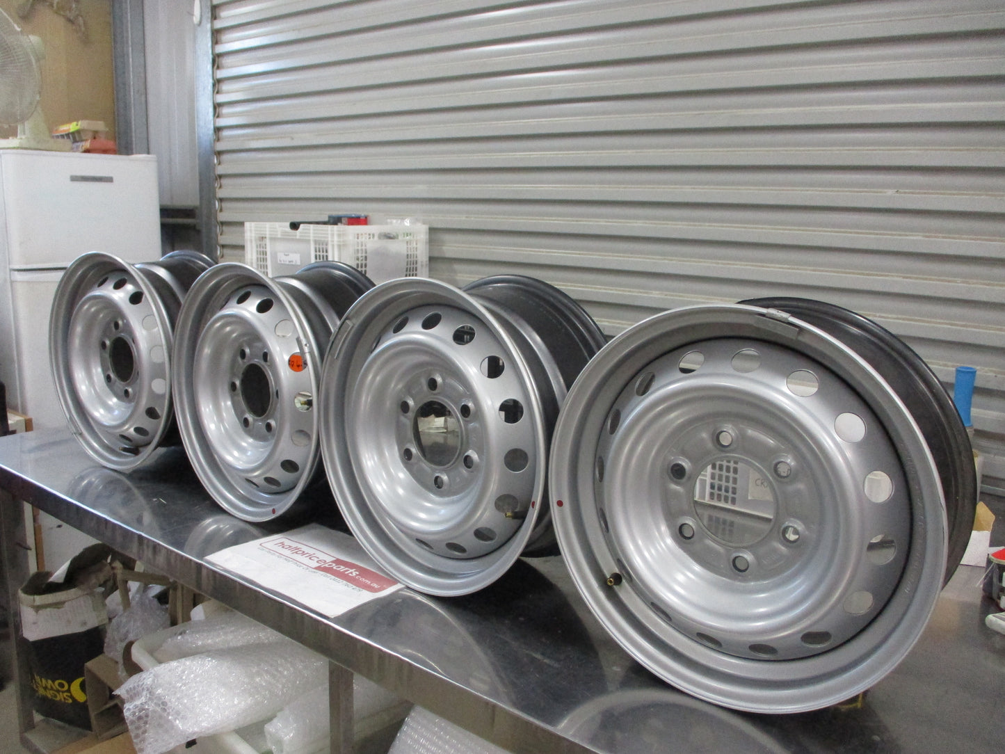 Mazda BT-50 / Ford PX Ranger Genuine 16 X 7 Steel Wheel Set Of 4 Used Part VGC