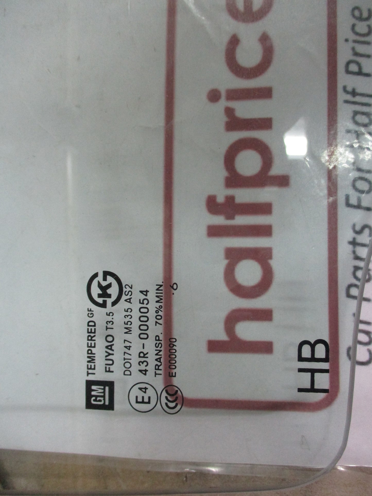 Holden Cruze Genuine Right Hand Rear Window Glass New Part