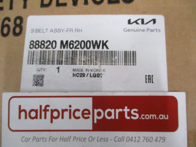 Kia Cerato Genuine Front Right Hand Driver's Seat Belt Assembly New Part